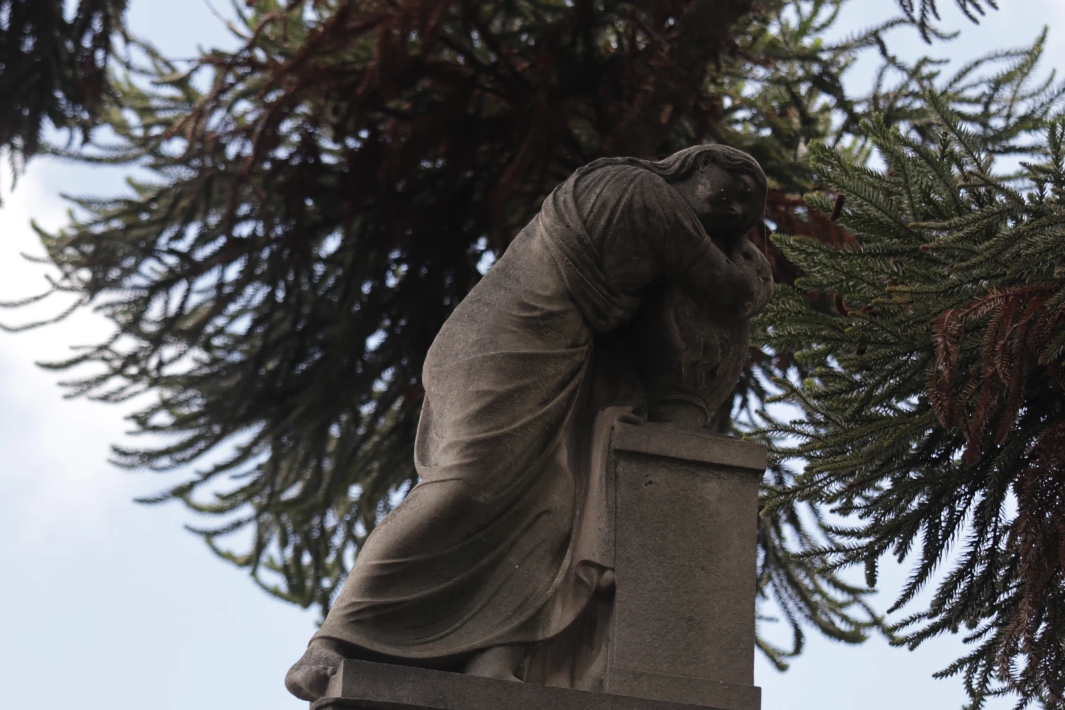 Statue in La Recoleta Cemetery, Buenos Aires